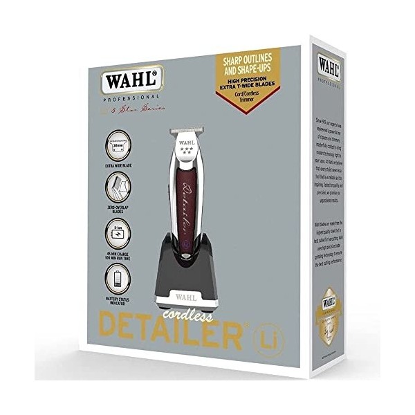 Wahl Professional 8171 Detailer Li Tondeuse à cheveux sans fil 5 étoiles