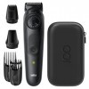 Braun BeardTrimmer BT7 Design Edition Tondeuse à barbe Noir 100 ans