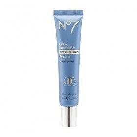 Boots No7 Lift & Luminate TRIPLE ACTION Serum **30ml*** VISIBLY REDUCES WRINKLES by Lift & Luminate Triple Action Crème Jour ...