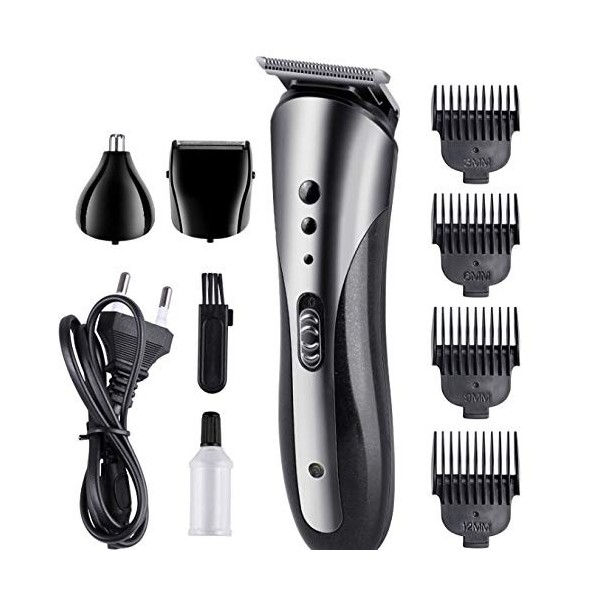 GOOFFY Tondeuse à rasoir multifonctionnelle domestique rechargeable, tondeuse à cheveux électrique, rasoir à barbe profession