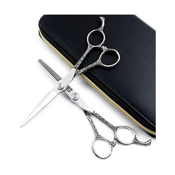 Ciseaux de coiffeur Ciseaux de coiffure professionnels 440C Ciseaux de coiffeur en acier Set Ciseaux Ciseaux de coiffure Salo