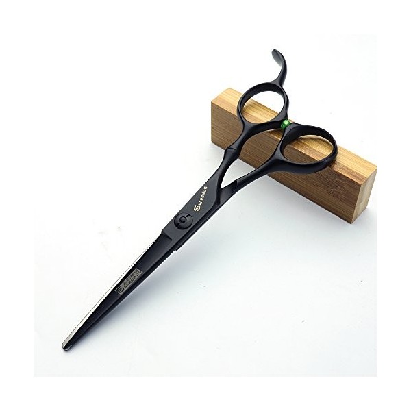 Ciseaux pour Animaux de Compagnie 6 & 34. Black Hair Design Professional Hair Cutting 400C Steel Cutting Thin Package Cise