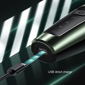 GATASE Rasoir électrique Portable Rasoir Coiffure Fasial Shaver