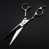 Chaomeiart Main Gauche Ciseaux 440C Coiffure Coiffeur Professionnel Plat Dents À Effiler Ciseaux 6.0 Outils Set Salon De Coif