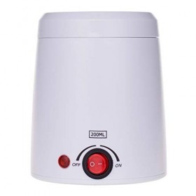 KEDUODUO Chauffe-Cire Épilation Chauffe-Cire, Pot Unique Blanc, Chauffe-Cire DIY Épilation Machine pour Bikini Zone, Bras, Ja