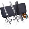 Ciseaux de coiffeur professionnels de 6,0 pouces, argent, haute dureté, ciseaux de coiffure en acier inoxydable 400c, outils 
