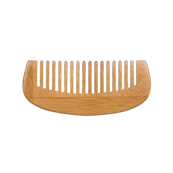 OUSIKA Peignes à cheveux Peigne en bois de pêche de soins de santé portable Tête de massage à dents fermées Peigne