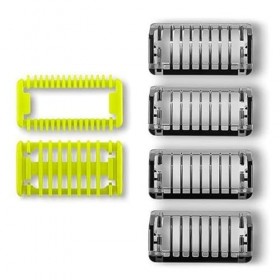 Lot de 6 peignes de guidage pour tondeuse Philips One Blade & OneBlade Pro QP2520 QP2530 QP2620 QP2630 QP6510 QP6520