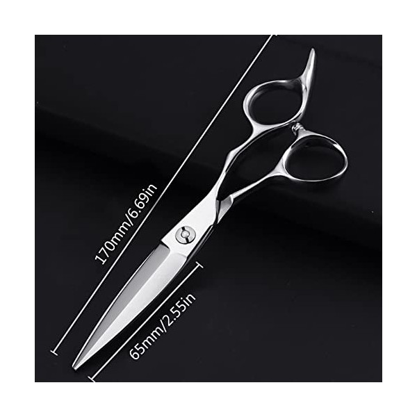 6" Professional Barber Hair Thinning and Cutting Scissors Razor Edge and Teeth Edge Thinning Hair Scissors Shears Hairdressin