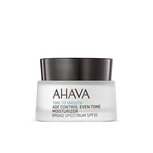 AHAVA La Crème Hydratante Anti-âge Teint Uniforme SPF20 - Soin de Jour Hydratant pour une Peau Jeune et Lumineuse - 50ml Crèm...
