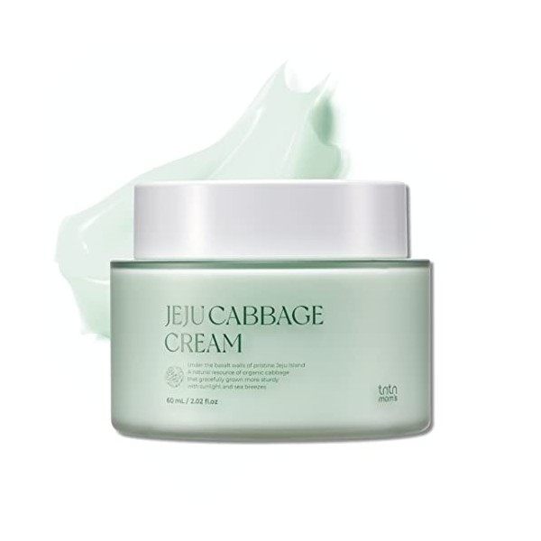 TNTN MOMS Vegan Jeju Chou Crème Soins de la peau Anti-âge Collagène Léger Bio Sans parfum Apaisant Apaisant Crème Jour et Nuit