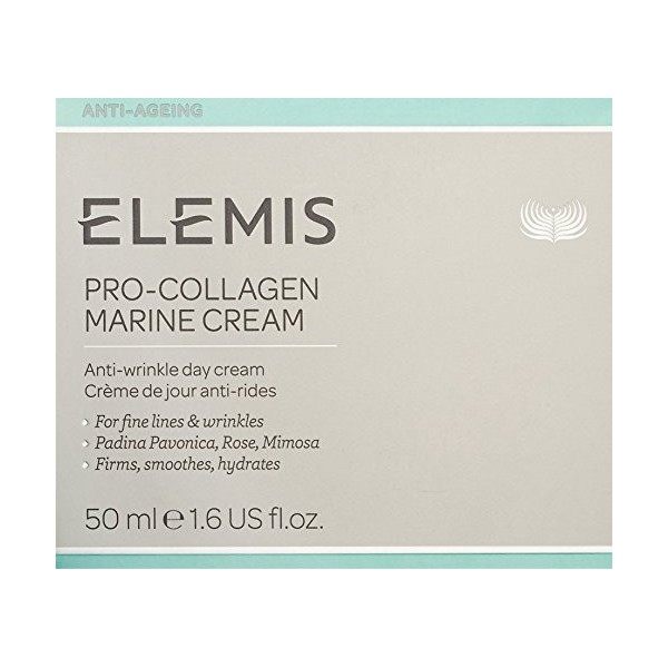 ELEMIS Crème marine , crème visage anti-rides intensément hydratante, hydratant anti-âge pour peaux sèches, crème de jour au 