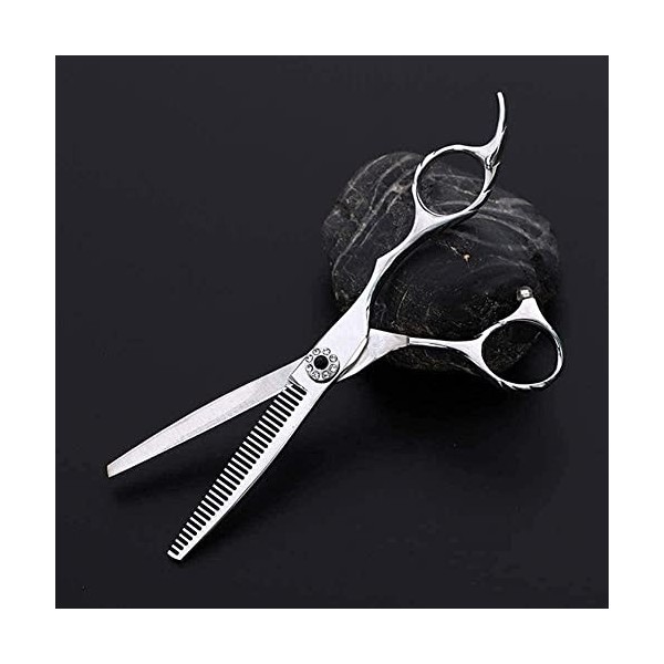 Ciseaux professionnels de coupe de cheveux de 6.0 pouces, pour Salon de coiffure, ciseaux amincissants, ciseaux de coiffure, 