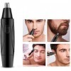 CAFFIA Tondeuse for oreilles, nez et sourcils - Tondeuse indolore for les sourcils et les poils du visage for hommes et femme