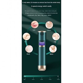 Doengdfo Appareil DéPilation au Point de CongéLation 2 en 1 -Domestique - Appareil DéPilation Corps ÉPilation des Aisselles