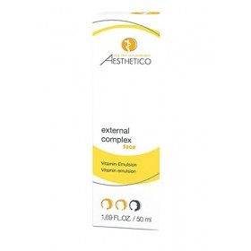 AESTHETICO External complex - Émulsion anti-âge pour peaux matures, nourrit avec complexe vitaminique et offre une protection