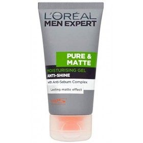 Men Expert de LOreal Paris Pur & Mat Gel Hydratant Anti-Regraissant 50ml Crème Jour et Nuit