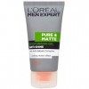 Men Expert de LOreal Paris Pur & Mat Gel Hydratant Anti-Regraissant 50ml Crème Jour et Nuit