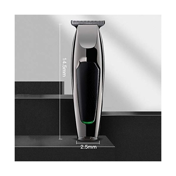 NXYJD Coup de Cheveux Coup de Cheveux USB Rechargeable Coureuse Machine à Cheveux réglable Lame dacier Professionnel Cup-à-C