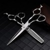 Ciseaux De Coiffeur Ciseaux De Coupe De Cheveux, 6 Pouces Professionnel Japon 440c Ciseaux En Acier Argent Ciseaux De Cheveux