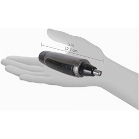 CAFFIA Tondeuse à cheveux for le nez et les oreilles for hommes et femmes, épilateur de nez indolore, coupe-nez électrique ét