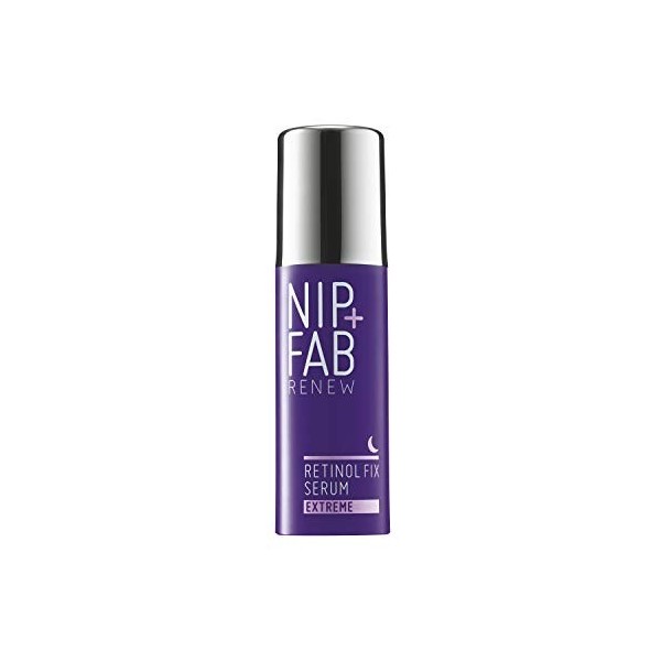 Nip + Fab Retinol Fix Serum Extreme 0.3% | Sérum au Rétinol | Sérum Anti-rides | Premiers Signes de lâge | Aloe Vera | Pepti ...