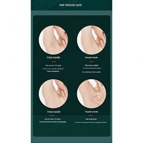 yilin Appareil DéPilation au Point de CongéLation 2 en 1 -Domestique - Appareil DéPilation Corps ÉPilation des Aisselles Bl