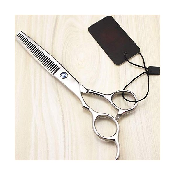 Ciseaux Amincissants pour Cheveux Droits pour gauchers Outils de Salon de Coiffure Ciseaux de Coupe de Cheveux Professionnels