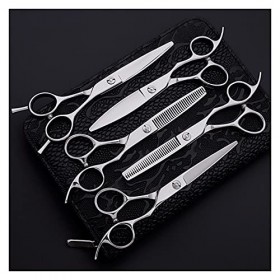 Ciseaux multifonctionnels, Ensemble de ciseaux de coiffure de 6,0 pouces, Ensemble de ciseaux de coiffeur à cinq pièces, Ense