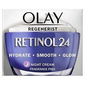 Olay Regenerist Retinol24 Crème de nuit hydratante au rétinol et à la vitamine B3 Parfum 50 ml Crème Jour et Nuit