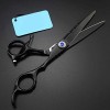 6.8 Pouces Noir Chaud Ciseaux De Coiffure Professionnels Outils De Coupe De Cheveux Ensembles De Cisailles De Coiffeur,toothC