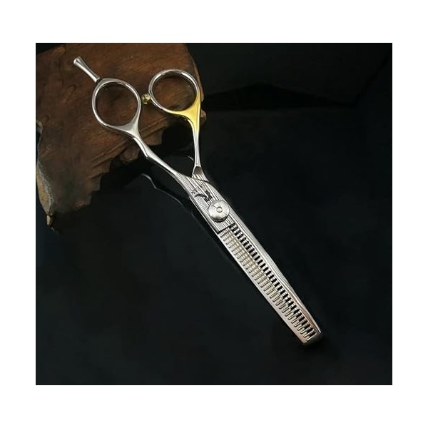 Hair Thinning Scissors Cutting Teeth Shears 6" inch Professional Barber ROMONIX Hairdressing Texturizing Salon Razor Edge Sci