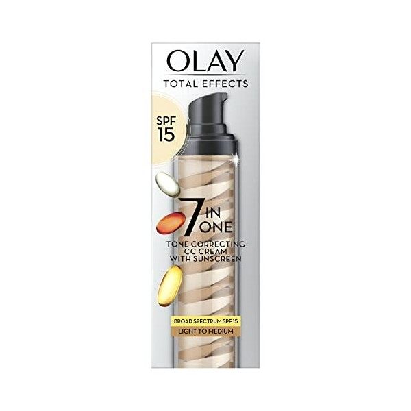 Olay Total Effects 7-in-1 Tone Correcting Uv Moisturizer, 1.7 Fluid Ounce Crème Jour et Nuit