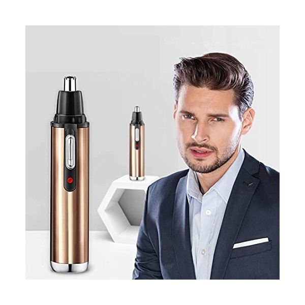 XIXIDIAN Tondeuse à Cheveux Oreille et Nez, Coupe-Cheveux au Nez pour Hommes,USB Tondeuse Rechargeable à loreille et au Nez 