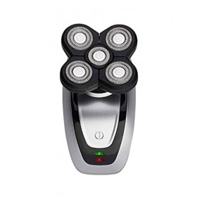 SMSOM Tête Shavers pour Hommes Chauves, Shavers électriques pour Hommes sans Fil Rechargeable sèche Humide, kit de toilettage