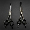 Ciseaux de coupe de cheveux professionnels haut de gamme de 6,0 pouces - Ensemble de ciseaux à effiler for coiffure Salon noi