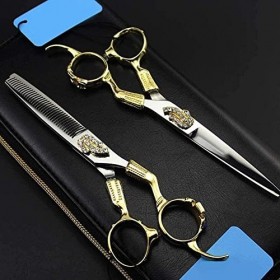 Kits de ciseaux de coiffure en acier inoxydable, ensemble de ciseaux de coupe de cheveux, ciseaux amincissants texturants, ci