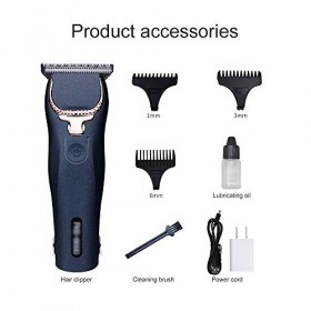 OUSIKA Tondeuse à Cheveux Professionnelle électrique puissante sans Fil Tondeuse à Cheveux Coupe de Cheveux Tondeuse Outil de