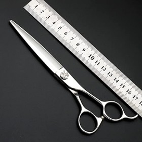 7 Inch Professional Barber Hair Thinning and Cutting Scissors Razor Edge and Teeth Edge Hairdressing Scissors Rasage et Épila...
