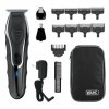 Wahl Aqua Blade Rechargeable Wet Dry Lithium Ion Deluxe Trimming Kit with 4 Interchangeable Heads for Shaving, Detailing, Gro