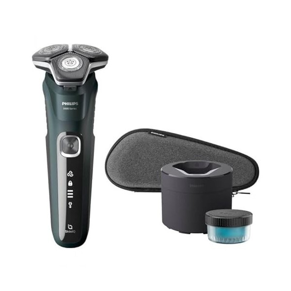 Philips Rasoir S5884/50 sans fil pour rasage à sec ou humide, technologie SkinIQ, lames SteelPrecision, 60 min dautonomie, v