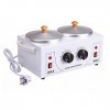 KEDUODUO Double Pot en Aluminium Chauffe-Cire épilation Cire température constante Chauffe-Cire beauté épilation Machine épil