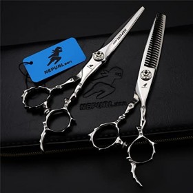 leybold Ciseaux De Coiffure Professionnels, Ciseaux Mélangés À Texture De 6 Pouces, Ciseaux Damincissement Professionnel, Lé