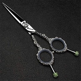 Ciseaux De Coiffure Professionnels 6,0 Pouces, Ciseaux Amincissants Ensemble De Ciseaux À Cheveux En Acier Inoxydable 440C L