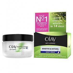 Olay Crème Antirides Peaux Sensibles 50 ml Crème Jour et Nuit