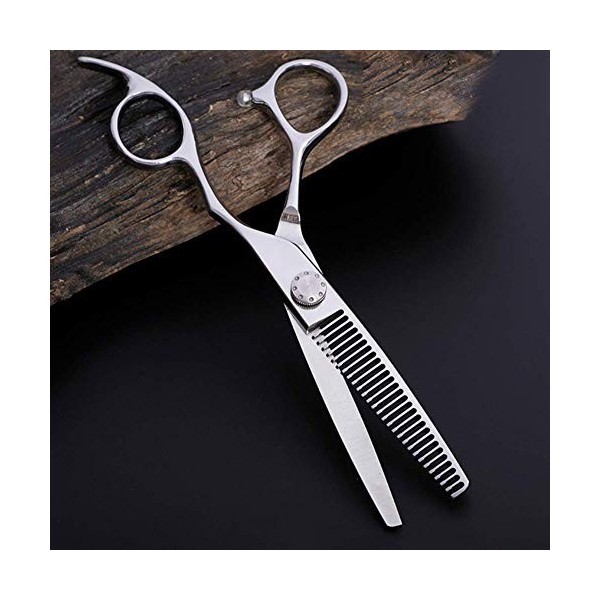 Ciseaux Amincissants pour Coupe de Cheveux Style de Coiffure Professionnel Outil de barbier cisailles Lames à Dents Plates ré