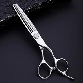 Ciseaux Amincissants pour Coupe de Cheveux Style de Coiffure Professionnel Outil de barbier cisailles Lames à Dents Plates ré...