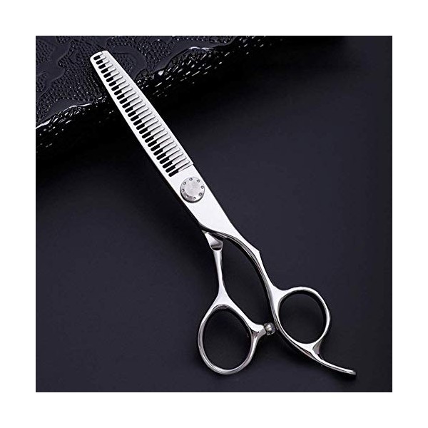 Ciseaux Amincissants pour Coupe de Cheveux Style de Coiffure Professionnel Outil de barbier cisailles Lames à Dents Plates ré