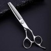 Ciseaux Amincissants pour Coupe de Cheveux Style de Coiffure Professionnel Outil de barbier cisailles Lames à Dents Plates ré