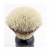 WWWFZS 28 mm Big Knot Silvertip Badger Blaireau crème/Manche Noir